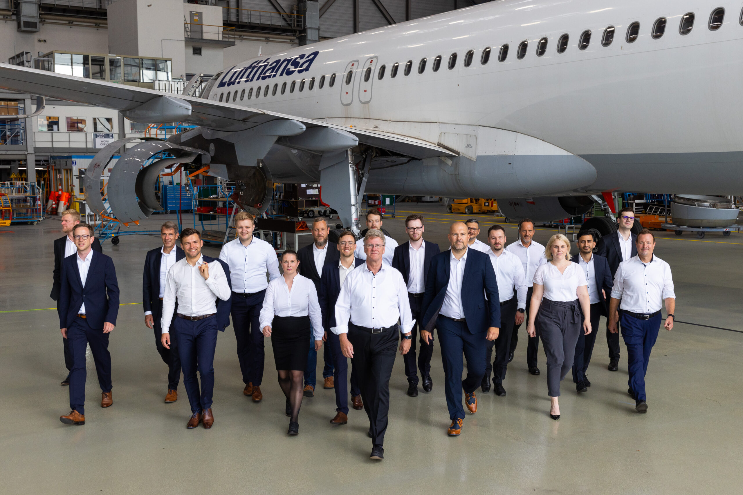 Lumics Team in der Halle