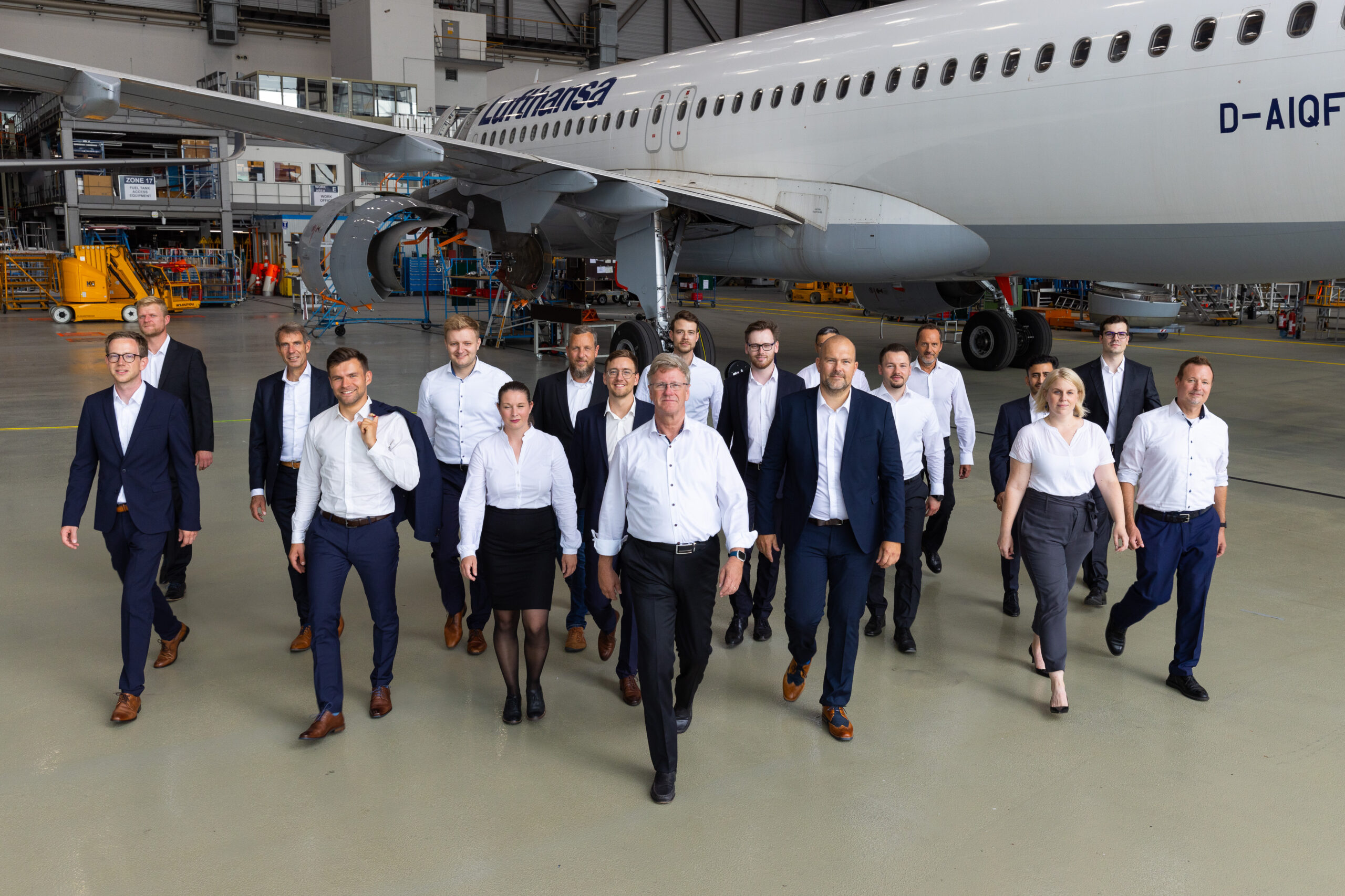 Lumics Team in der Halle